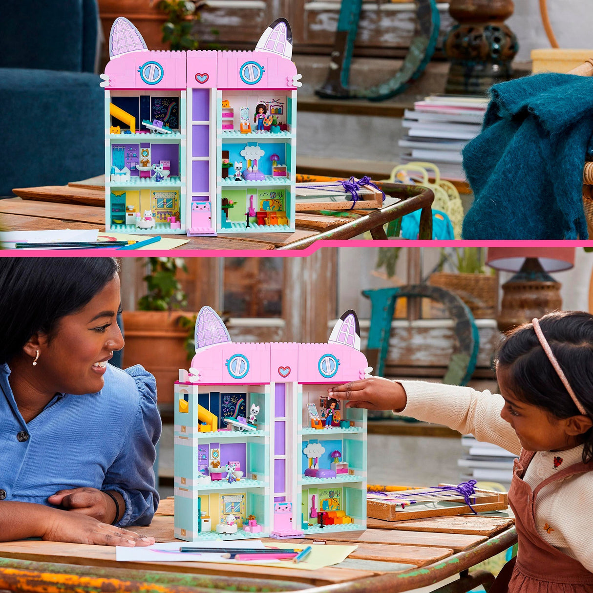 La maison de poupée Lego Gabby's Dollhouse Toys avec 4 figurines et accessoires pour enfants de 4 ans et plus - 10788