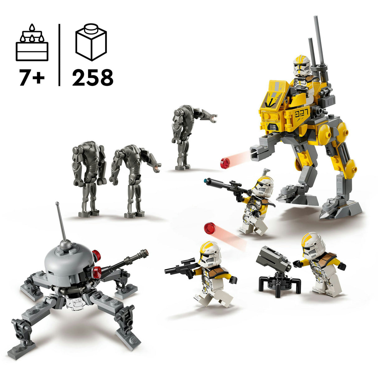 Lego Star Wars 75431 Pack de combat des soldats clones du 327ème corps stellaire
