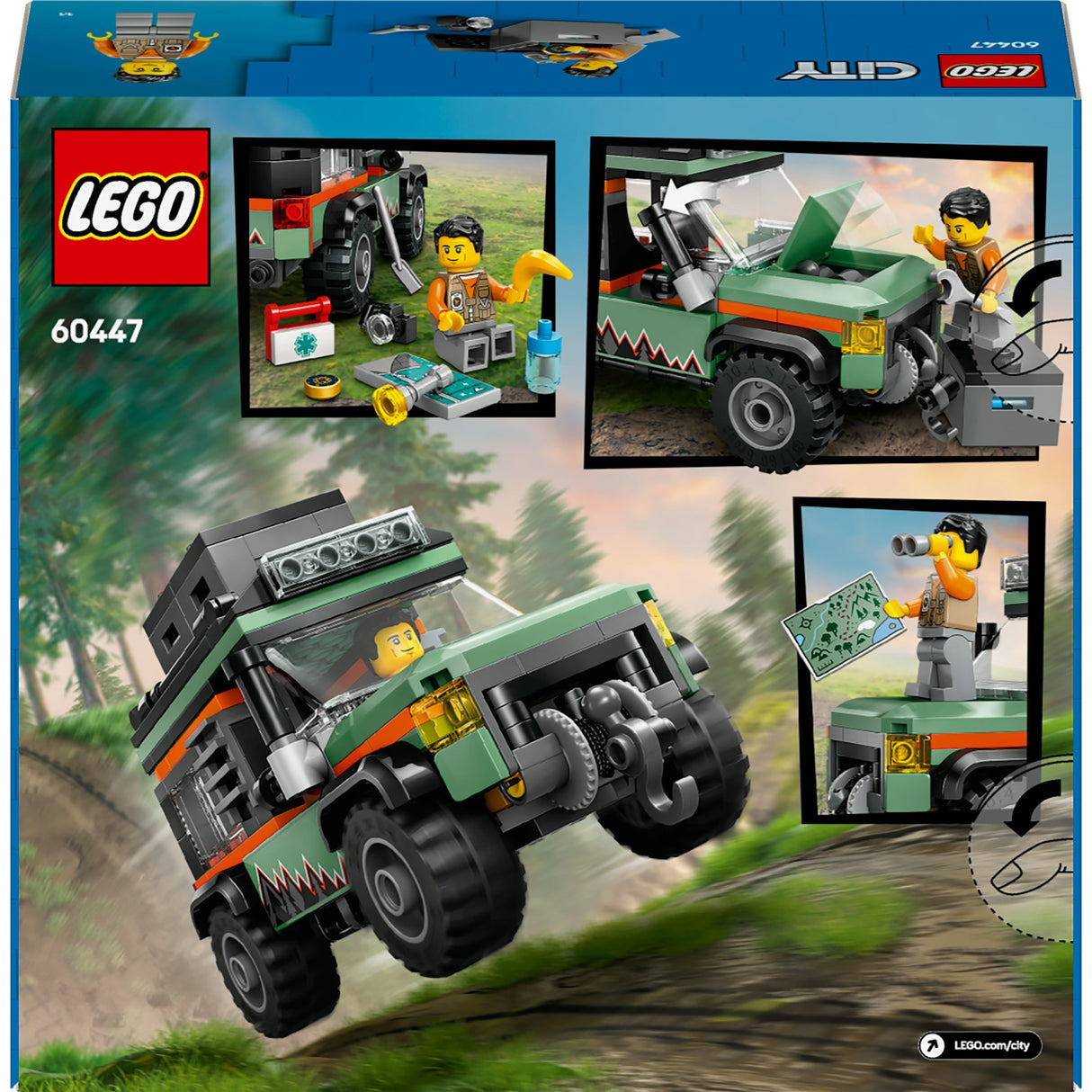 Lego city 60447 Véhicule tout terrain 4x4 pour la montagne