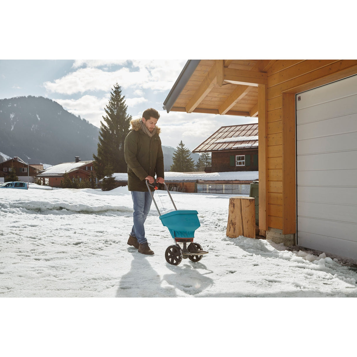 Équipement d'épandage Gardena spreader xl (noir turquoise, 436-20)