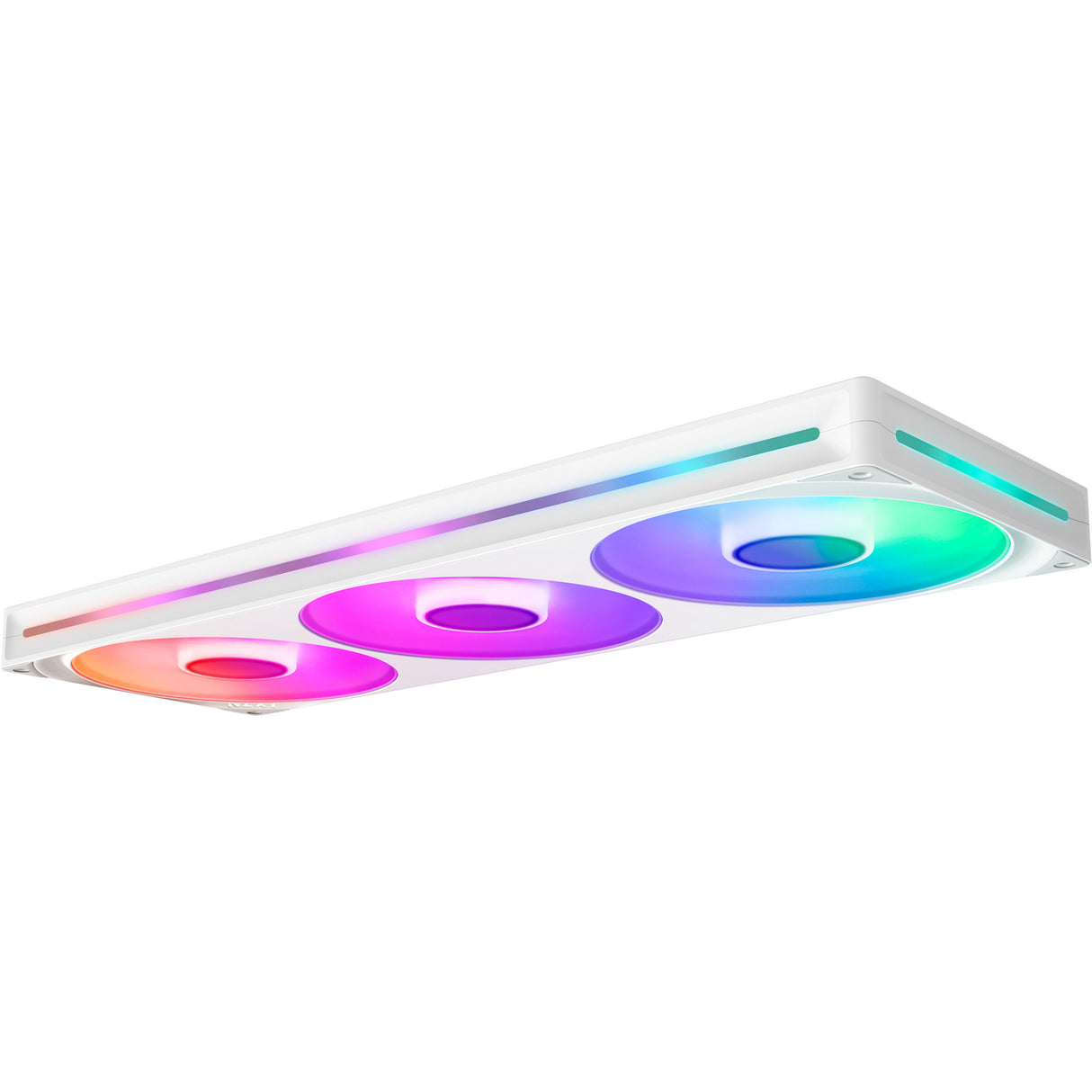 Nzxt f420 rgb core ventilateurs de boîtier (blanc, 3 pièces, 420 x 140 x 26 mm)