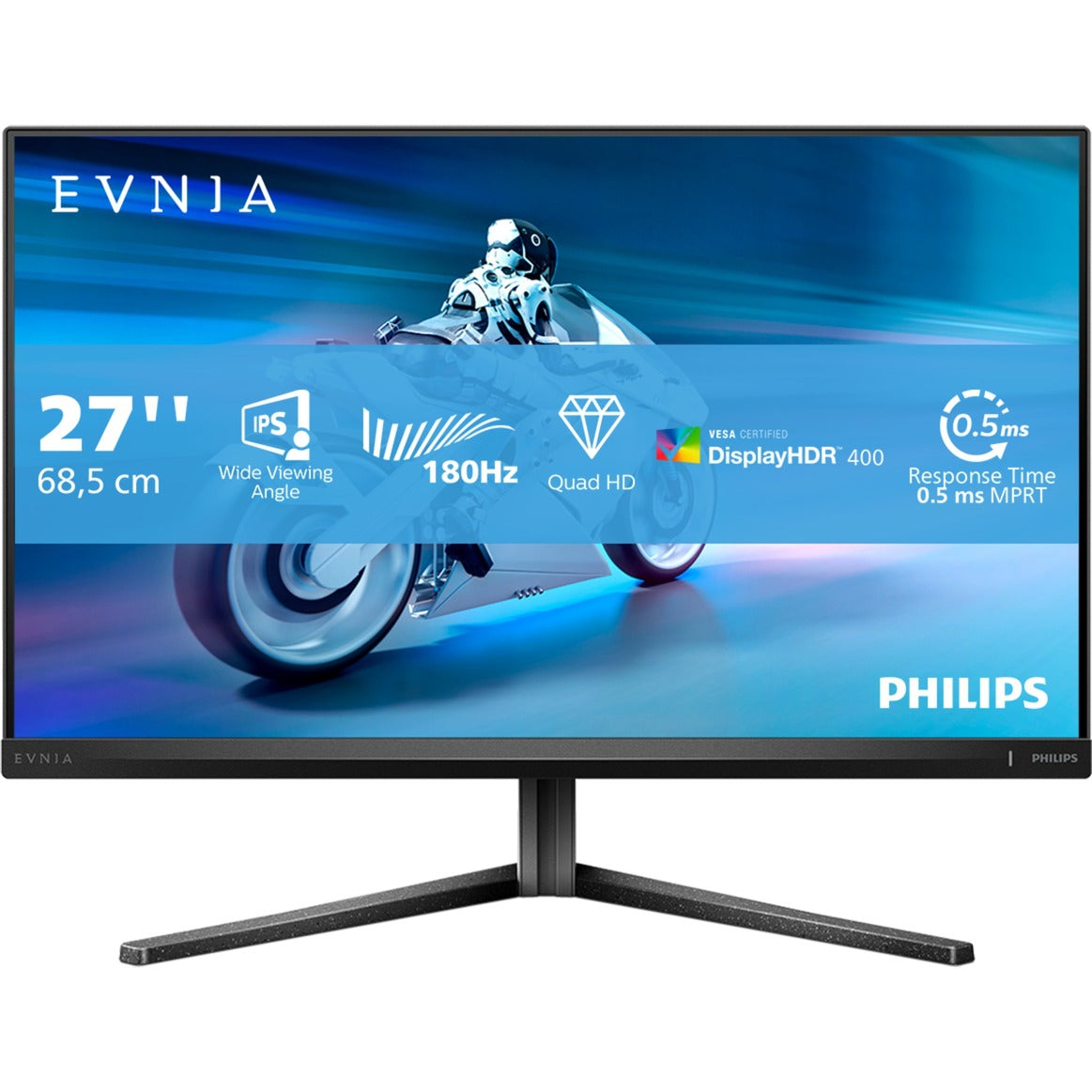 Moniteur de jeu Philips Evnia 27m2n5500 00 27 (gris, 2x HDMI, port d'affichage, 180 Hz)