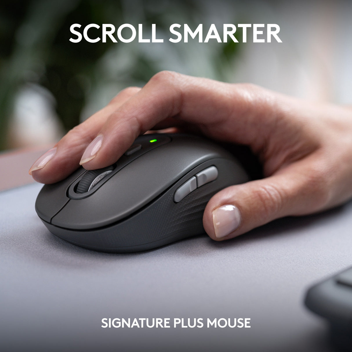 Ensemble de bureau sans fil fin Logitech mk950 signature (graphite, disposition américaine-internationale (qwerty), 400 - 4000 dpi)