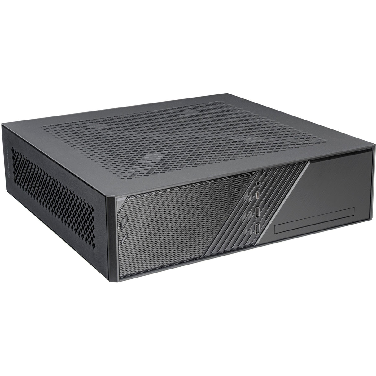 Boîtier mini tour Silverstone milo 12 (noir | 2x USB-A | 1x USB-C)