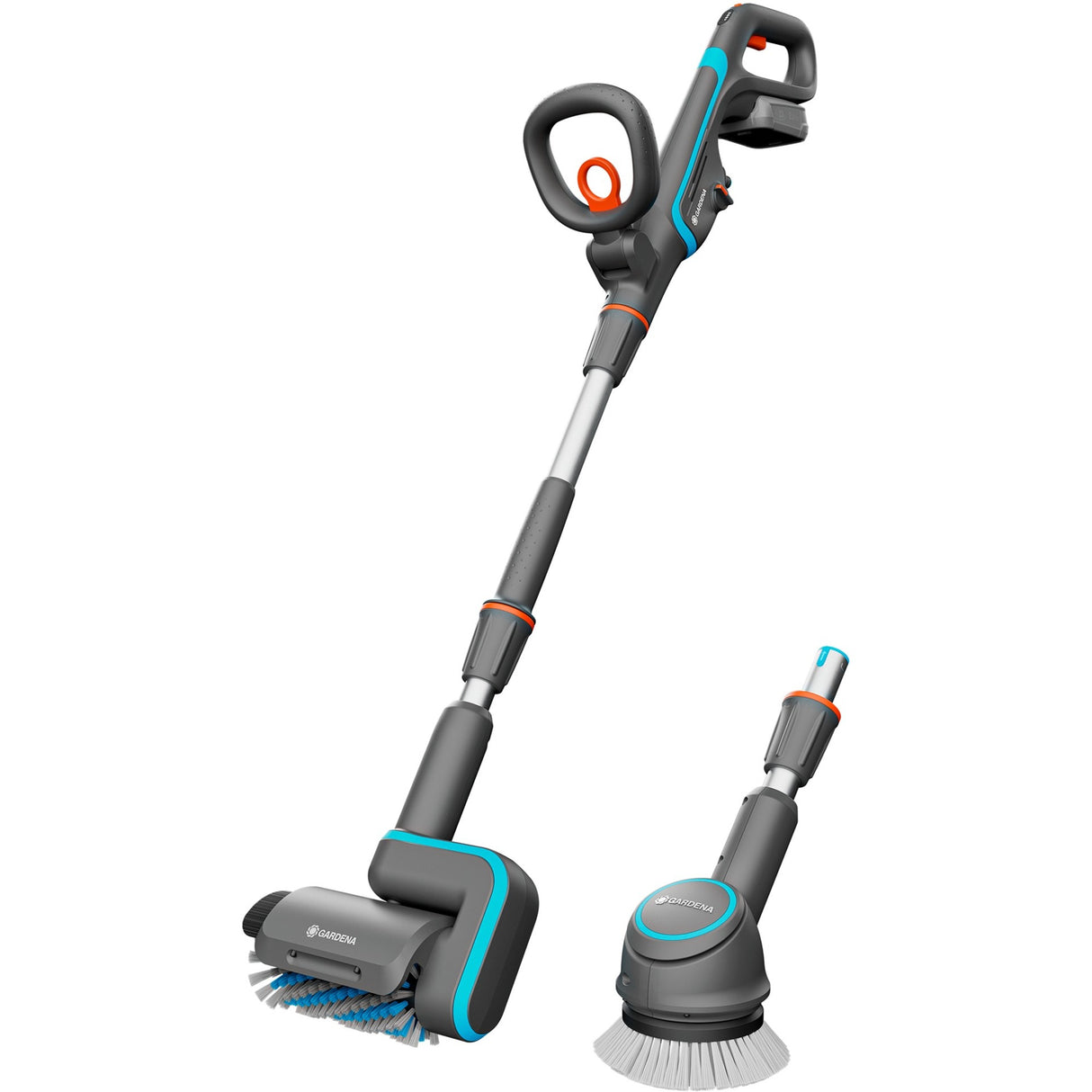 Gardena nettoyeur de batterie aquabrush univ p4a set