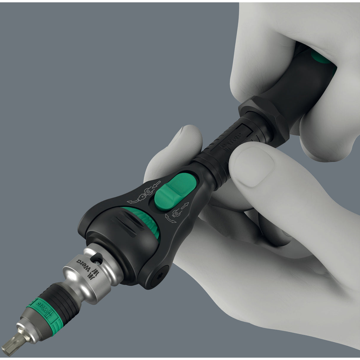 Cliquet rapide Wera 8000 b édition noire zyklop avec entraînement 3 8 (noir vert)