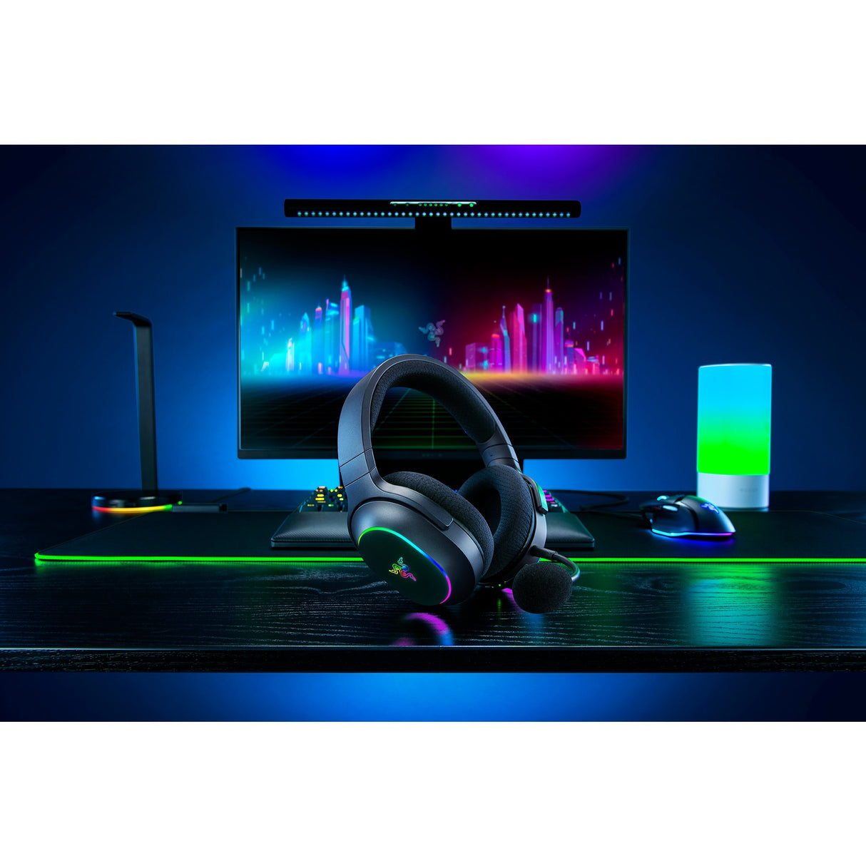 Casque de jeu supra-auriculaire Razer barracuda x chroma (noir, dongle USB, Bluetooth)