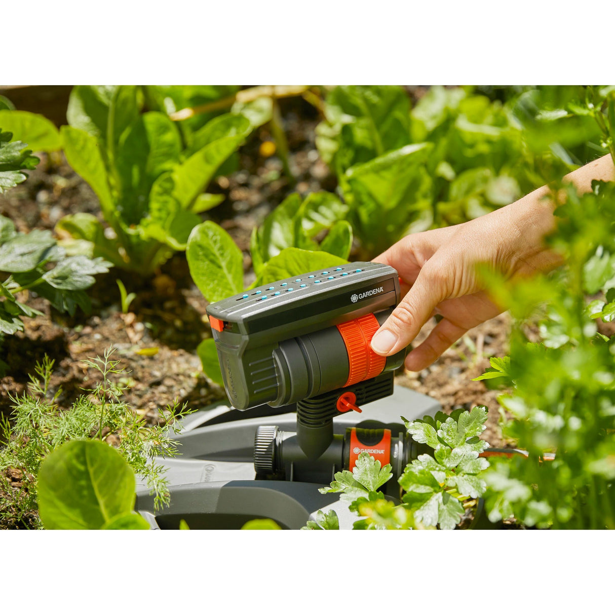 Pulvérisateur pivotant Gardena Aquazoom compact