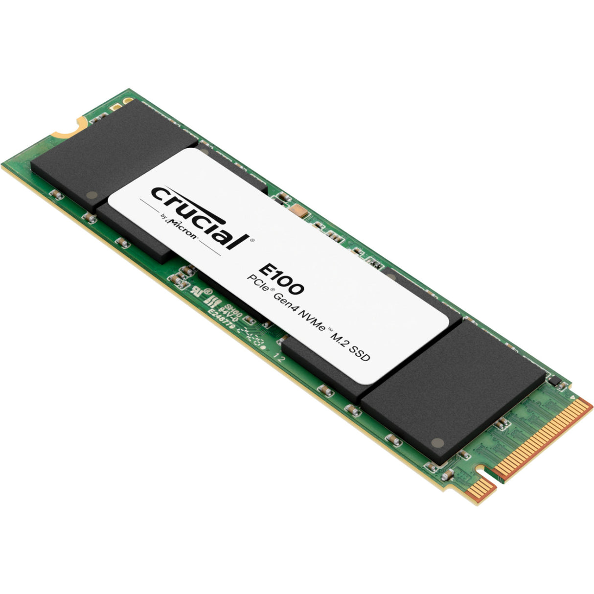 SSD Crucial e100 1 To (PCIe 4.0 x4, NVME, M.2 2280)