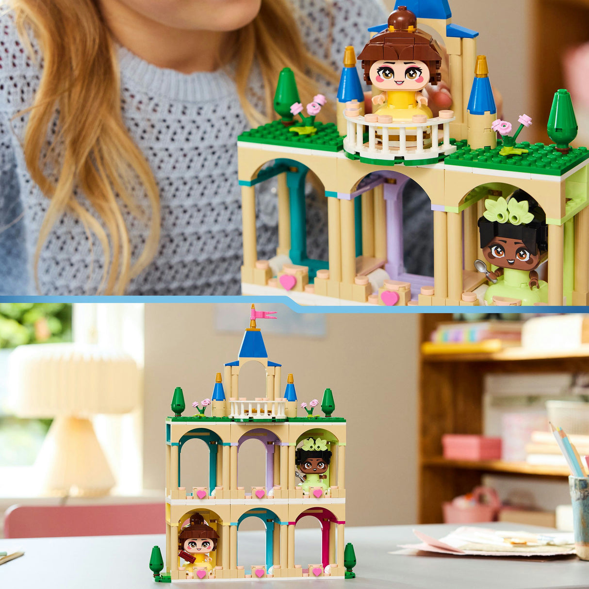 Lego Disney Princess 43291 Mini Belle et Tiana avec château