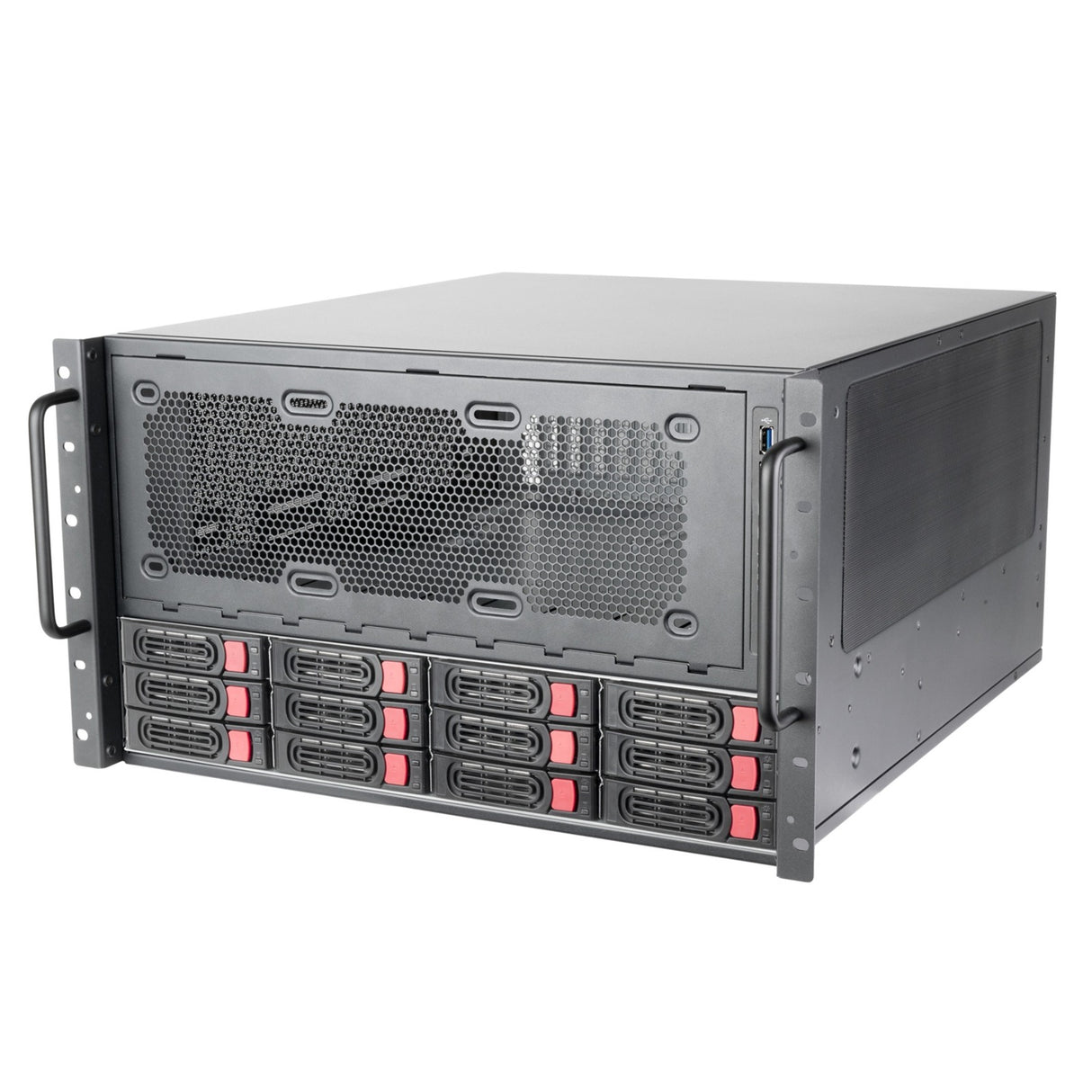 Silverstone rm61-312, rack, boîtier de serveur (noir | 6u)