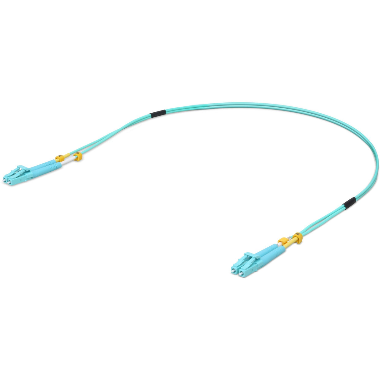 Câble Ubiquiti uisp 10 gbps om3 duplex lc (turquoise, 0,5 mètres)