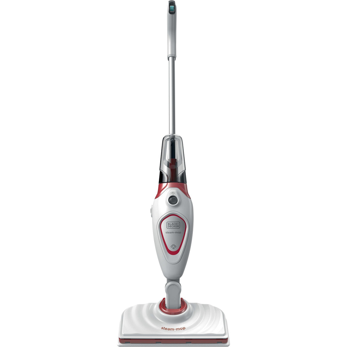Balai vapeur Black+decker bds1616r 1600w avec 2 chiffons vapeur nettoyeur vapeur (blanc rouge)