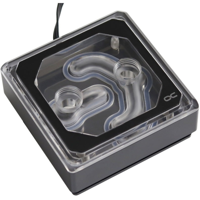 Alphacool eisblock xpx aurora edge refroidisseur de processeur noir acrylique (noir transparent)