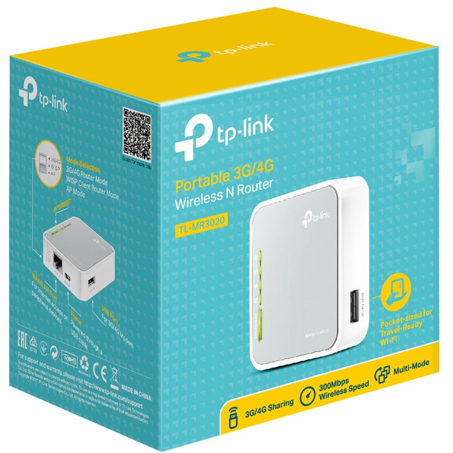 Routeur Tp-link tl-mr3020 (gris blanc, vente au détail)