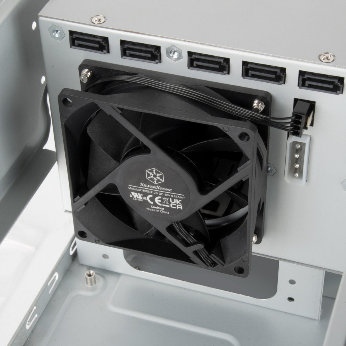 Boîtier mini tour Silverstone sst-cs351 (noir | 2x USB-A | 1x USB-C)