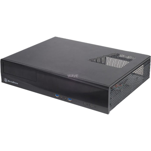 Silverstone milo ml03b boîtier de bureau (noir | 2x USB-A)