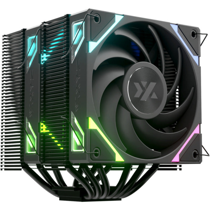 Refroidisseur de processeur Xyz PC Gear Thermax 6 Duo RGB (noir, ARGB, PWM)