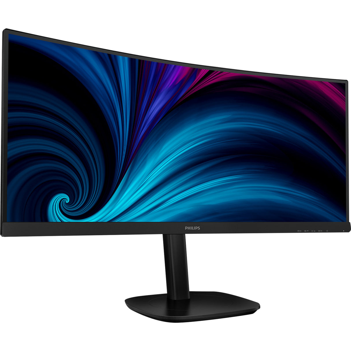 Philips 34b2u3600c 34 moniteur ultra-large incurvé (noir, HDMI, port d'affichage, 4x USB-A, USB-B, USB-C, RJ-45)