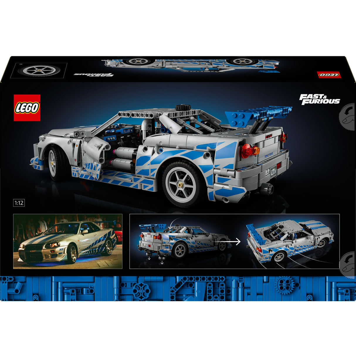 Voiture Lego ® Technic 2 Fast 2 Furious Nissan Skyline GT-R (R34) - 42210