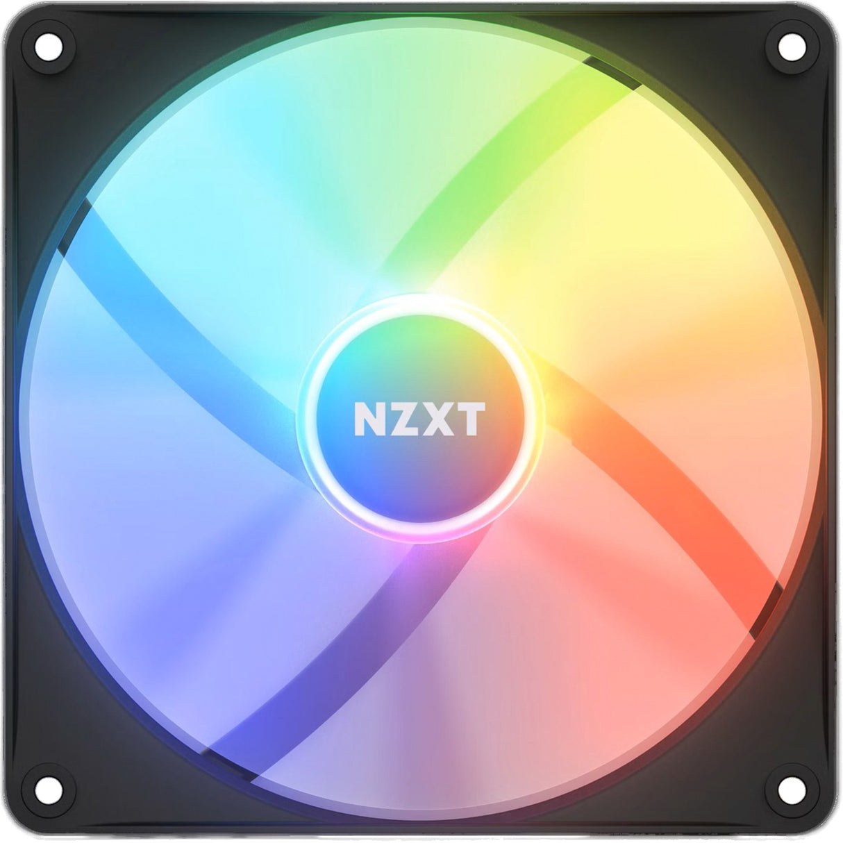 Nzxt f140 rgb core ventilateur de boîtier (noir, 140 x 140 x 26 mm, pwm, sans contrôleur)