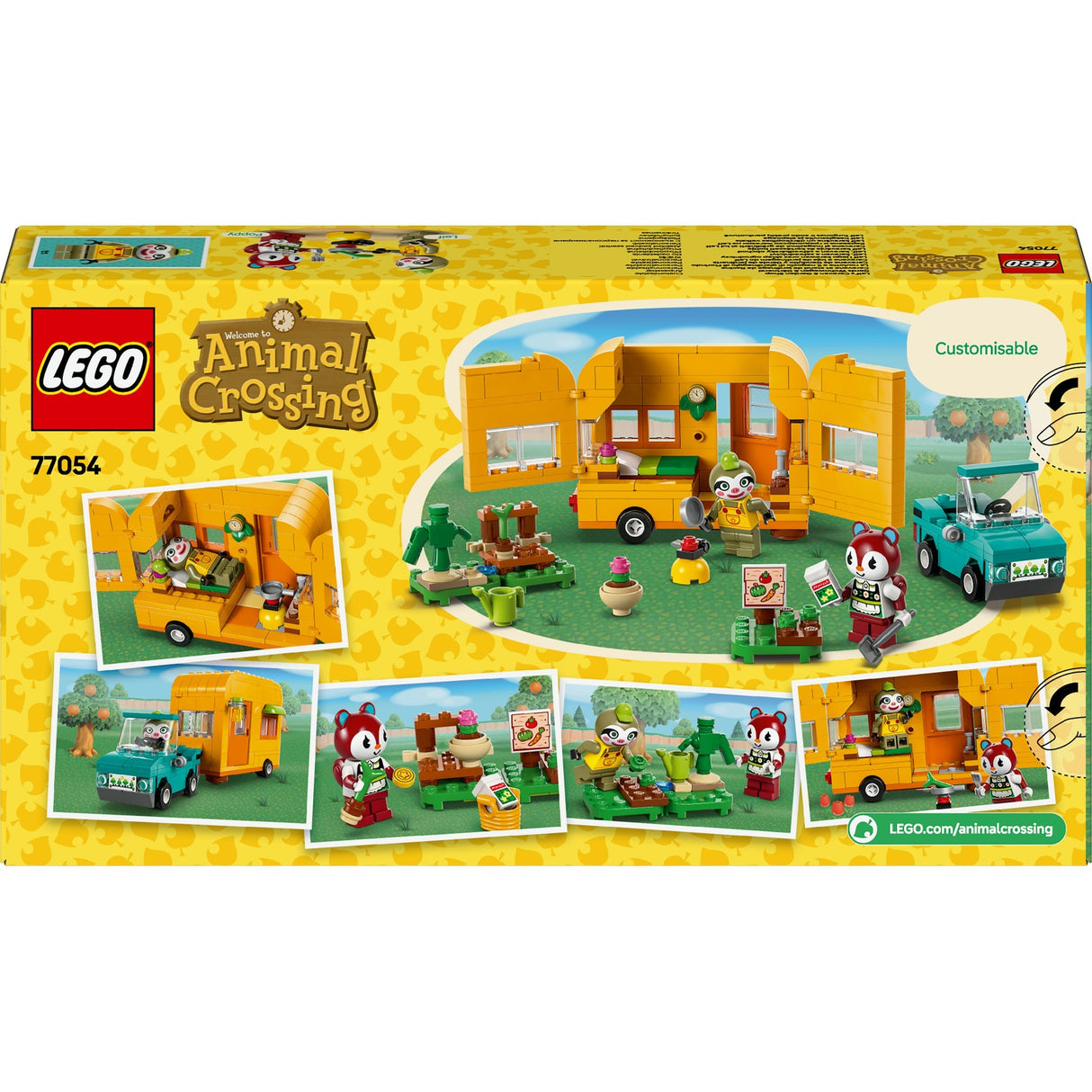 Lego animal traversant 77054 caravane et magasin de jardinage de Leifs