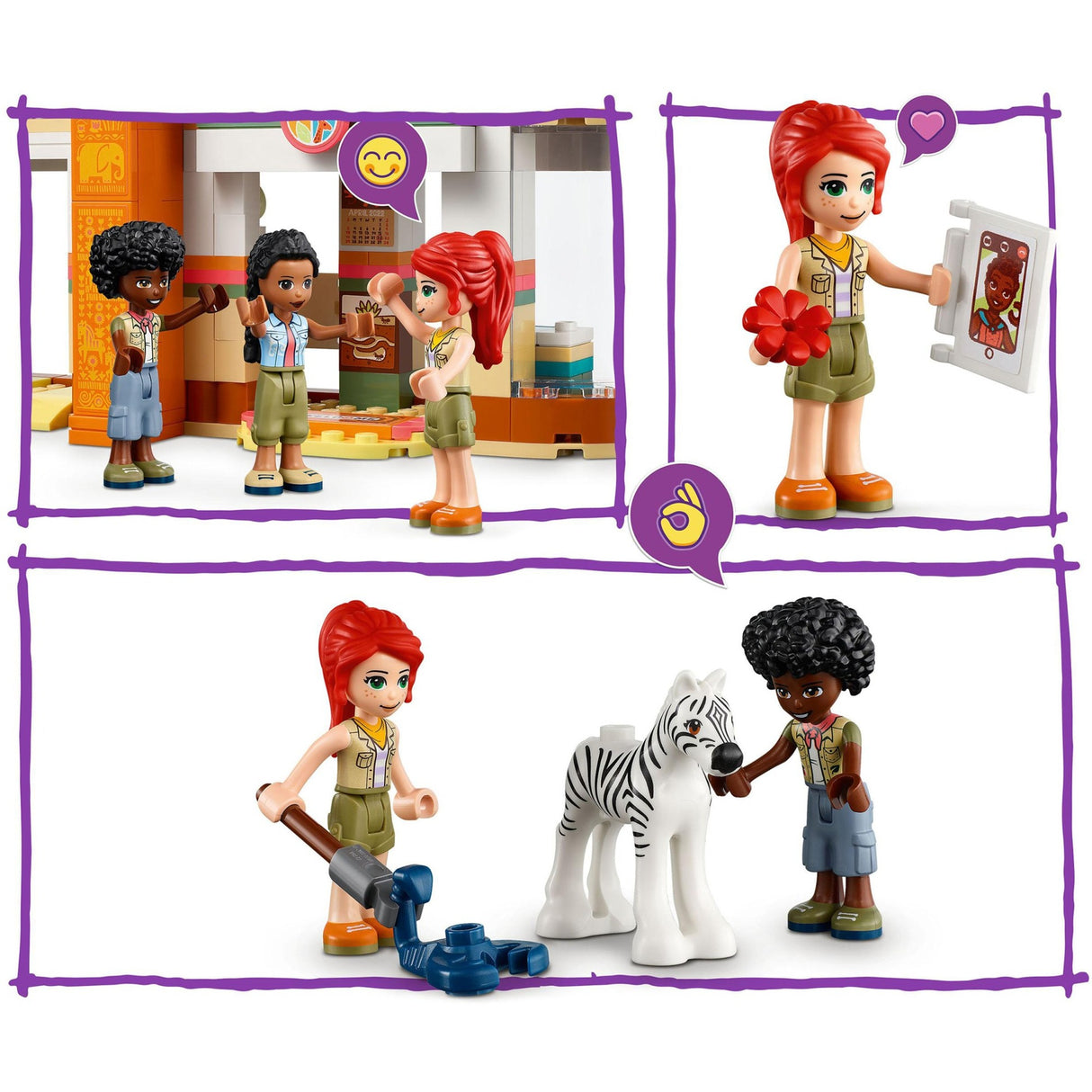 Lego Friends - Le jouet de construction de protection des animaux sauvages de Mia (41717)