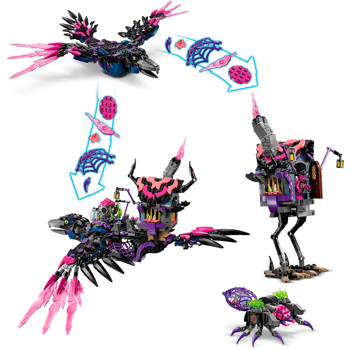 Lego dreamzzz 71478 le corbeau de minuit de la sorcière du Nether