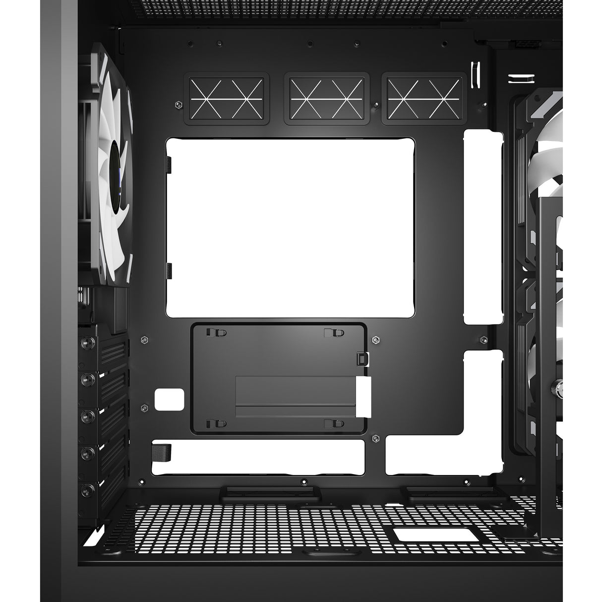 Sharkoon Elite Shark cm100 boîtier tour midi (noir | 2x USB-A | 1x USB-C | RVB | verre trempé)