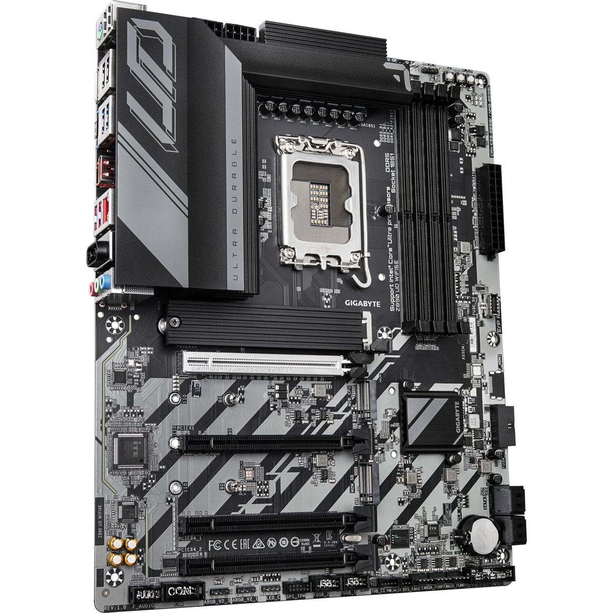 Carte mère Gigabyte Z890 UD WiFi 6E Socket 1851 (RAID, LAN 2,5 Go, WiFi 6E, BT, Son, ATX)