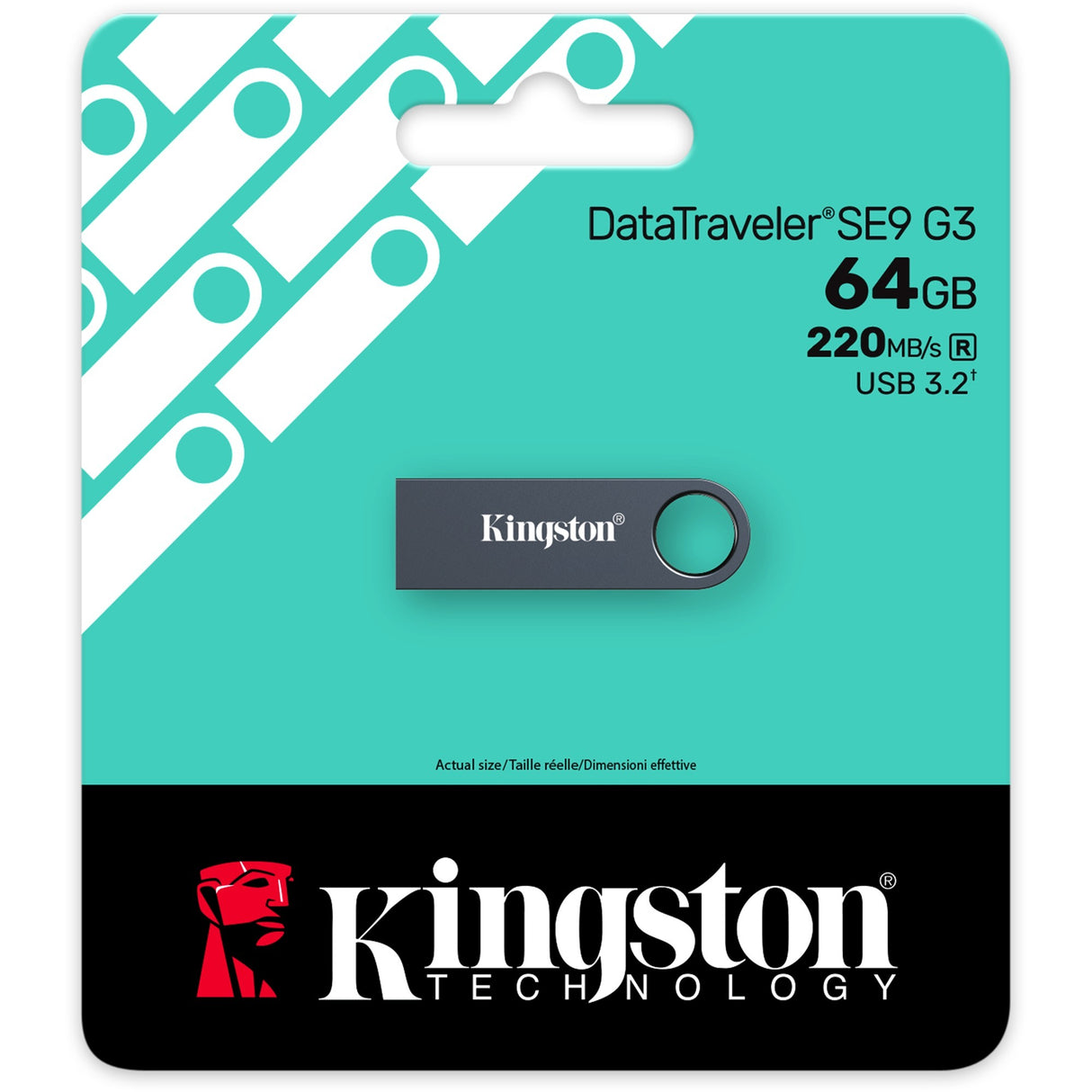 Kingston voyageur de données se9 g3 64 go