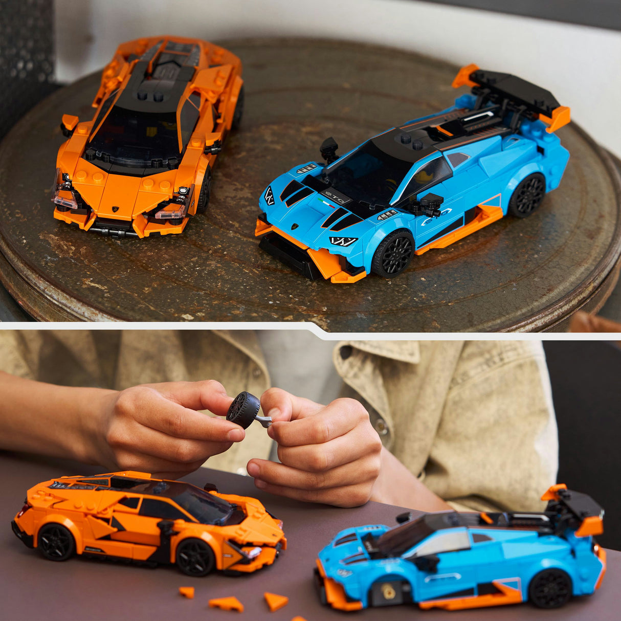 Lego Speed Champions 77238 Lamborghini Revuelto et Huracan Sto