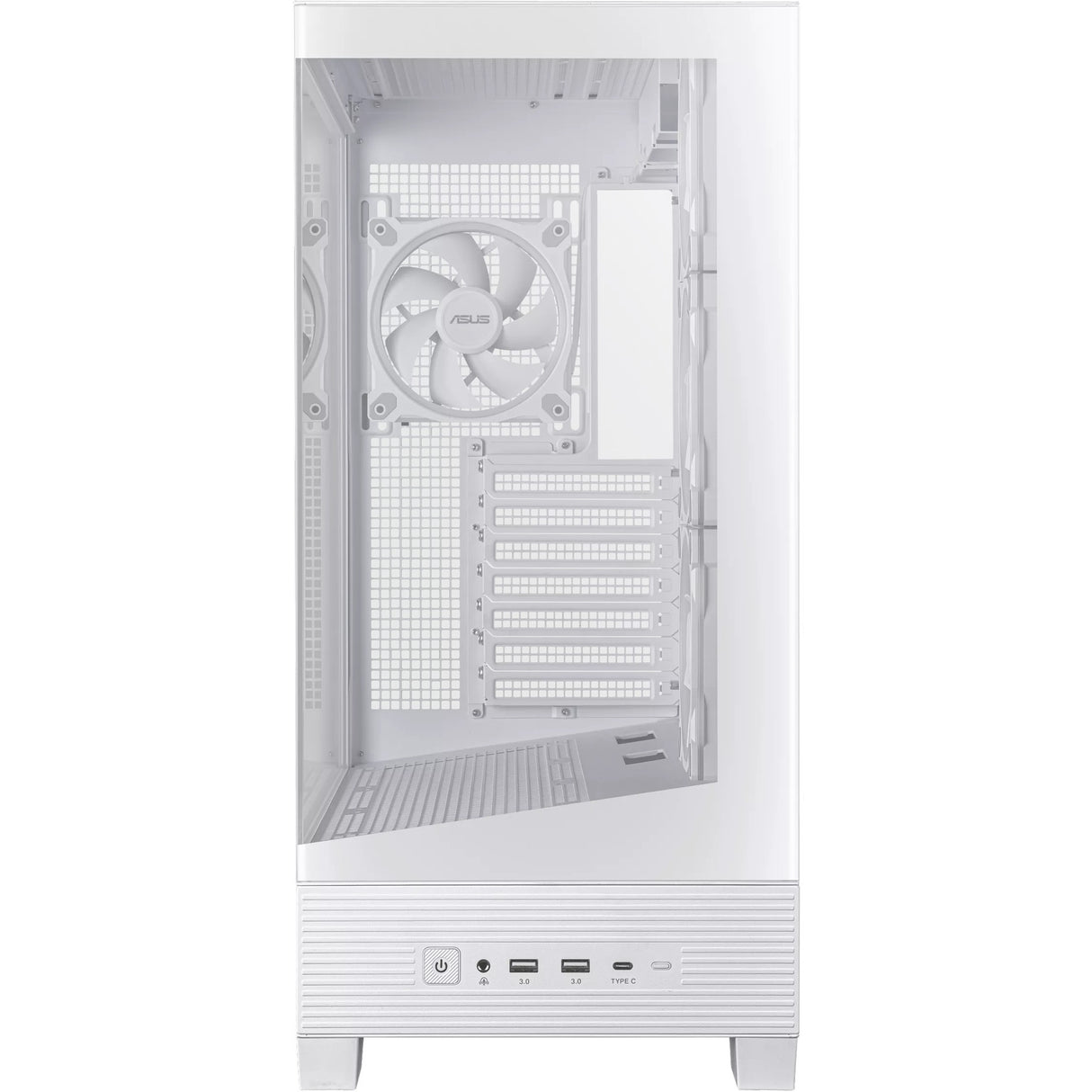 Boîtier tour midi Asus a31 plus (blanc | 2x USB-A | 2x USB-C | verre trempé)