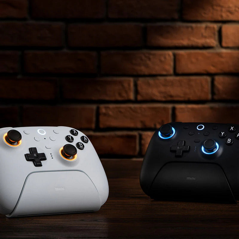 Contrôleur Bluetooth 8bitdo Ultimate 2 (blanc, PC, Switch 2, Bluetooth USB-C 2,4 GHz)
