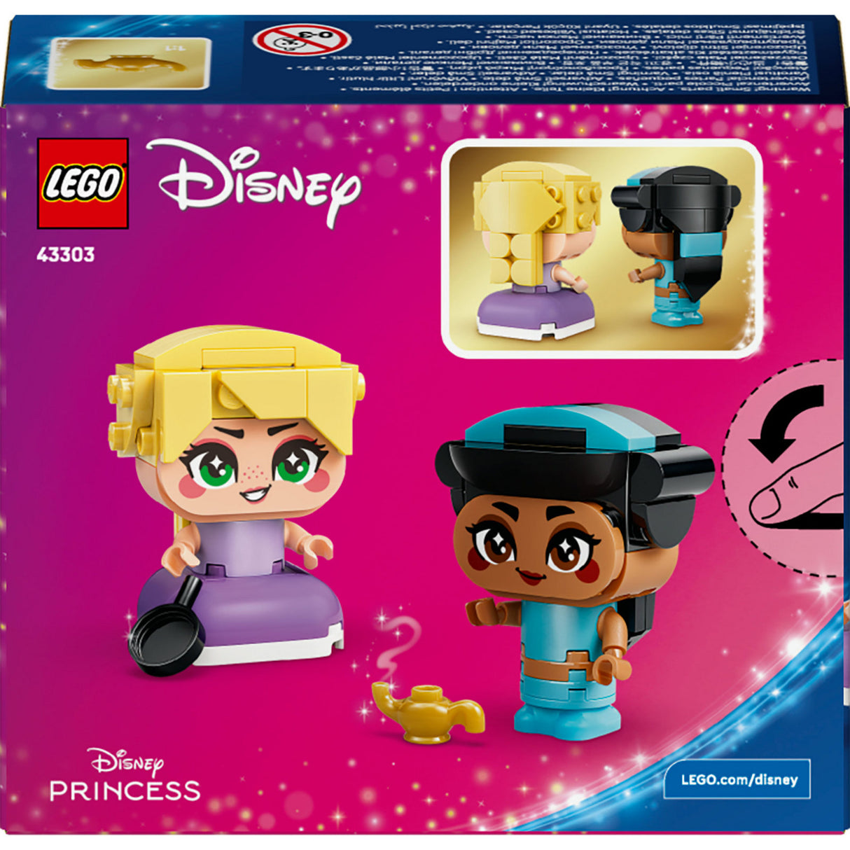 Lego Disney Princess 43303 mini Jasmin et Raiponce
