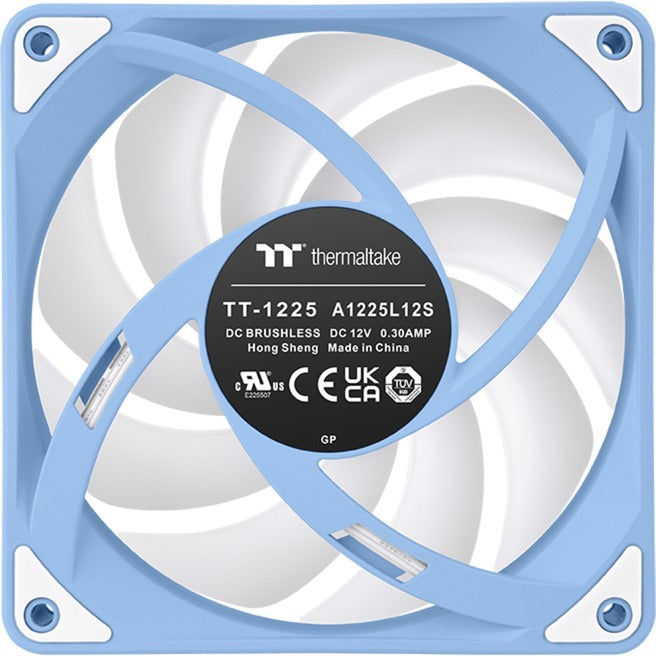 Thermaltake ct120 ex reverse argb sync pc cooling fan hydrangea blue (3-fan pack) case fans (lichtblauw, 3 stuks, 120 x 120 x 25 mm, pwm)