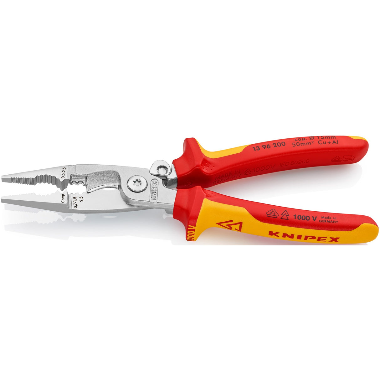 Pince d'installation électrique Knipex vde 1396200