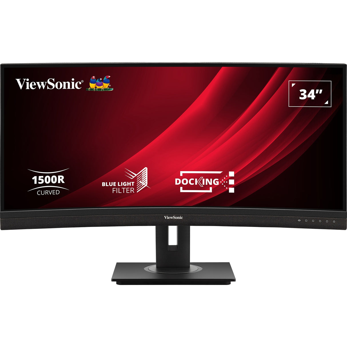 Viewsonic UwQHD Moniteur d'accueil incurvé VG3456C 34 Ultrawide (noir (mat), 2x HDMI, 1x Display Port, USB-A, USB-B, USB-C, LAN, Audio)