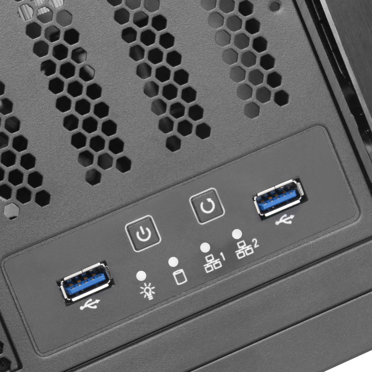 Boîtier rack Silverstone RM41-H08 (noir | 2x USB-A 3.2 (5 Gbit s))