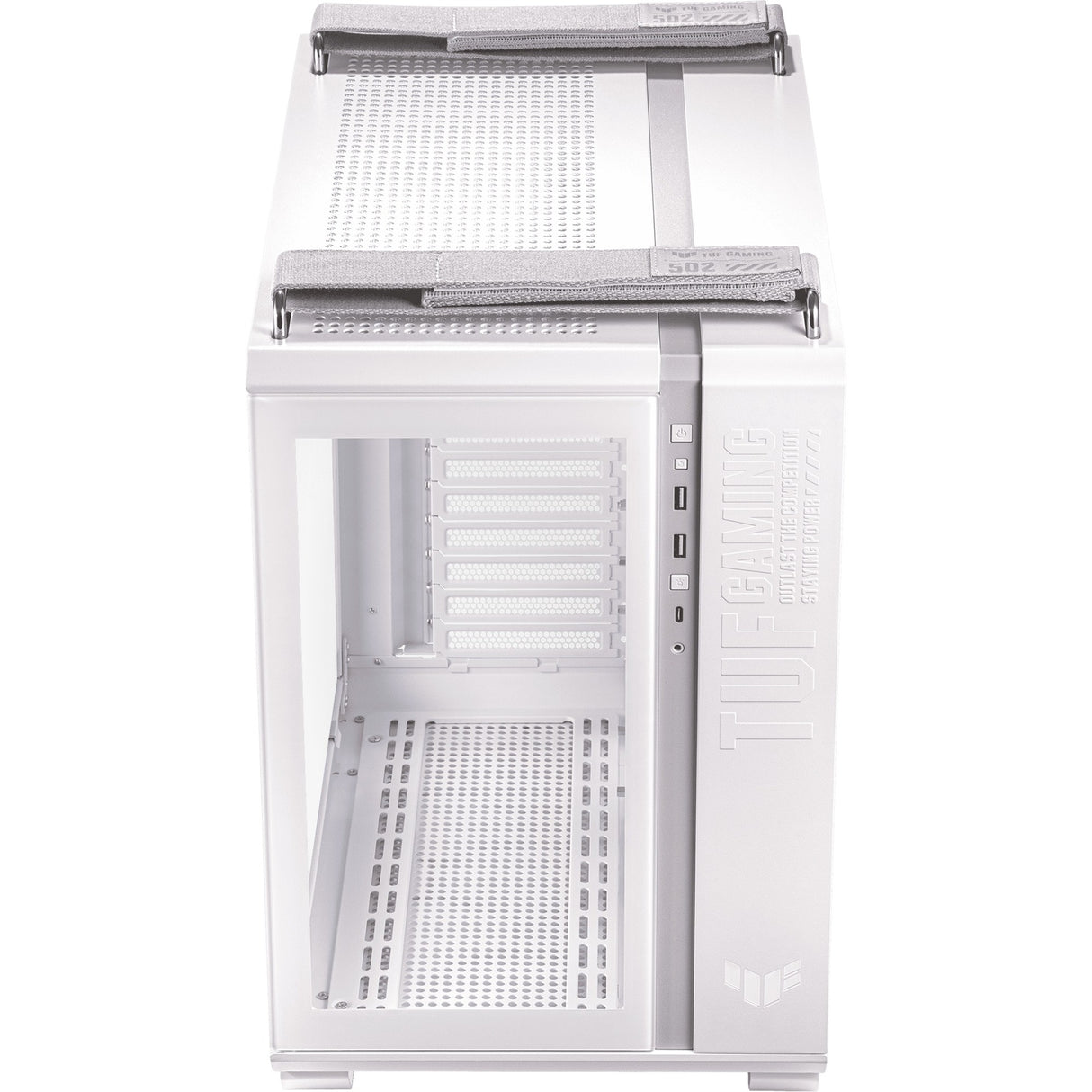 Boîtier tour midi Asus tuf gaming gt502 plus (blanc | 2x USB-A | 1x USB-C | verre trempé)