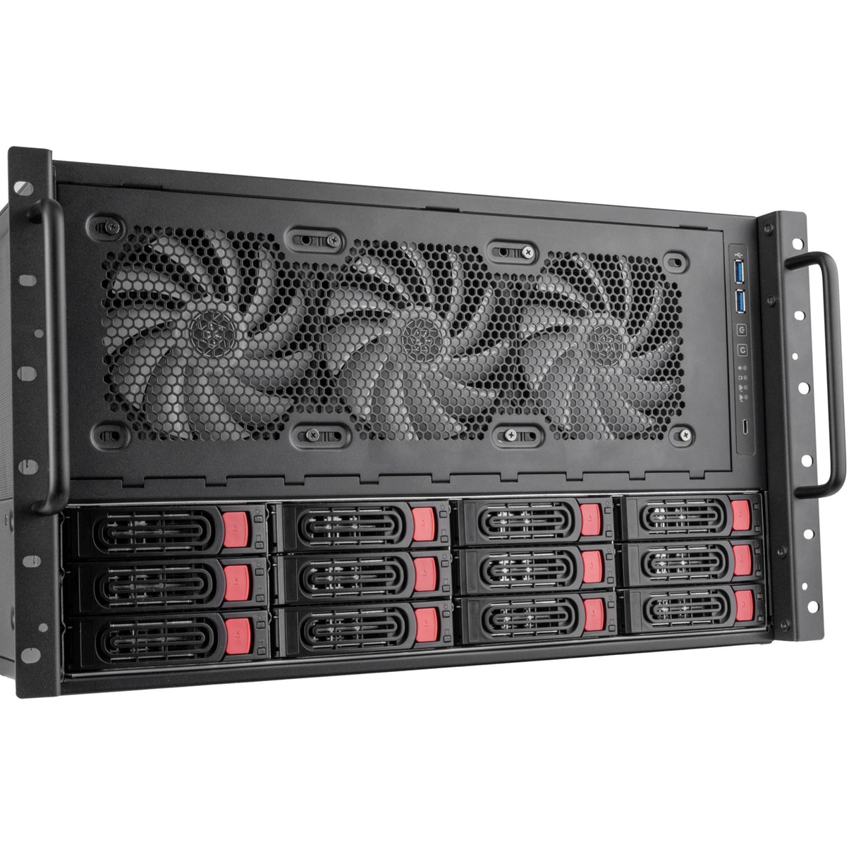 Silverstone rm61-312, rack, boîtier de serveur (noir | 6u)