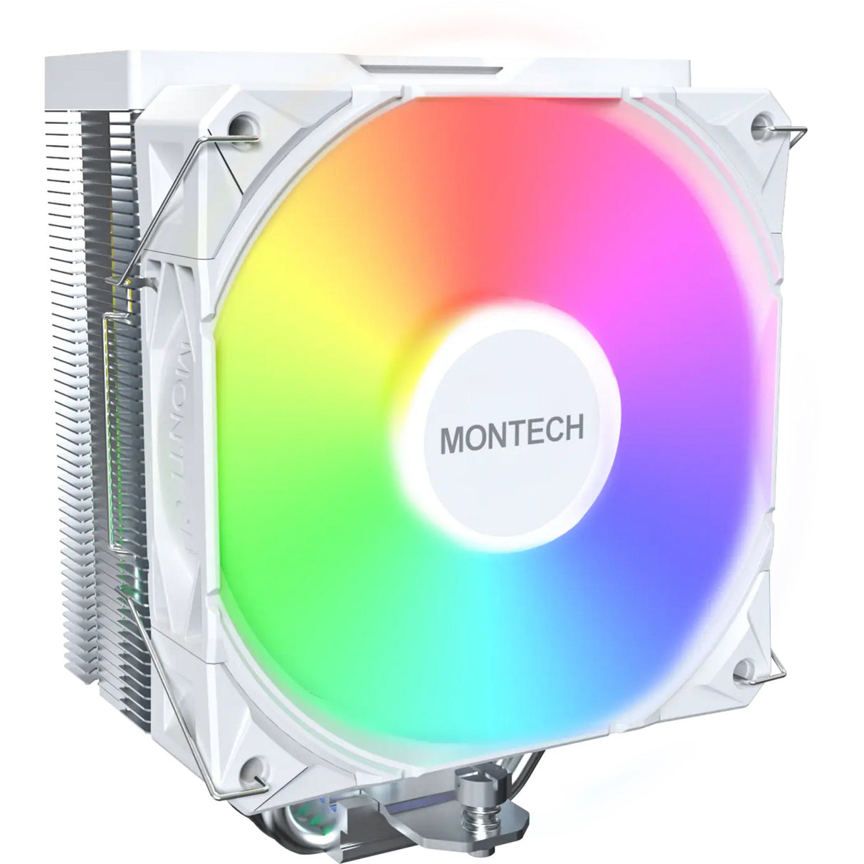 Refroidisseur de processeur Montech nx400 argb (blanc, PWM 4 broches)