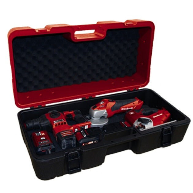 Einhell case e-box l70 35 - pour rangement universel - max. capacité de charge : 50 kg - rembourrage en mousse souple - conception résistante aux éclaboussures - poignée ergonomique