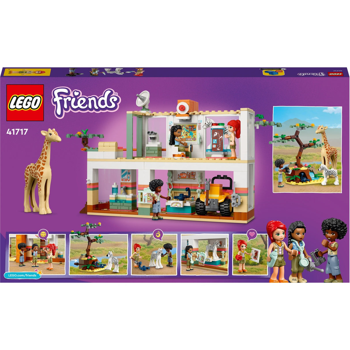 Lego Friends - Le jouet de construction de protection des animaux sauvages de Mia (41717)