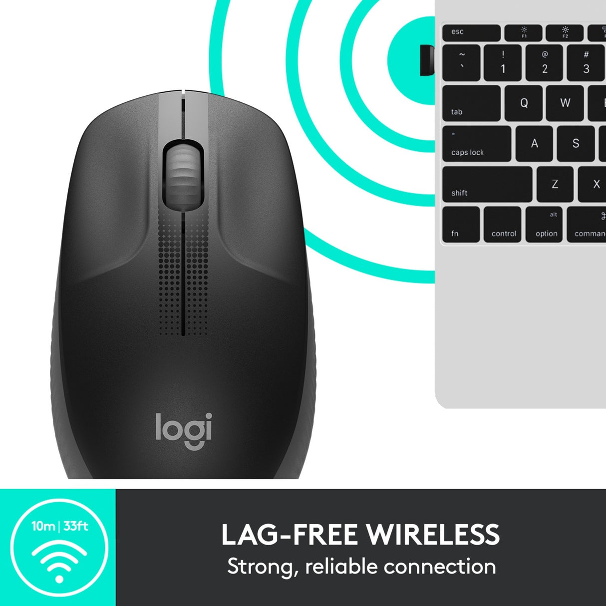 Logitech M190 Souris sans fil pleine grandeur