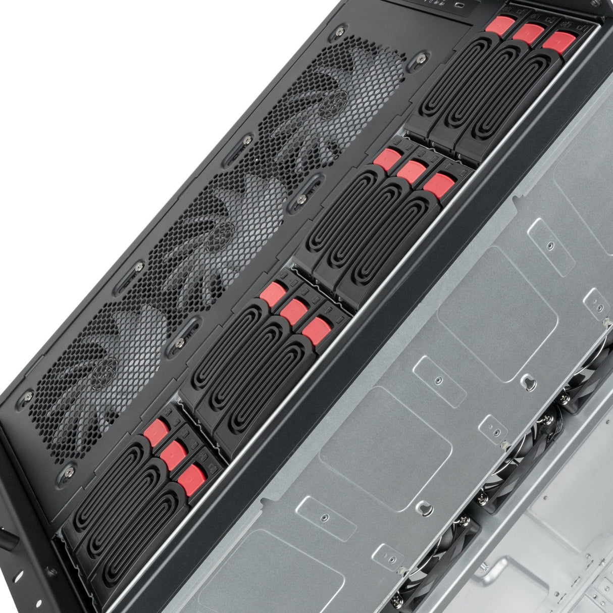 Silverstone rm61-312, rack, boîtier de serveur (noir | 6u)