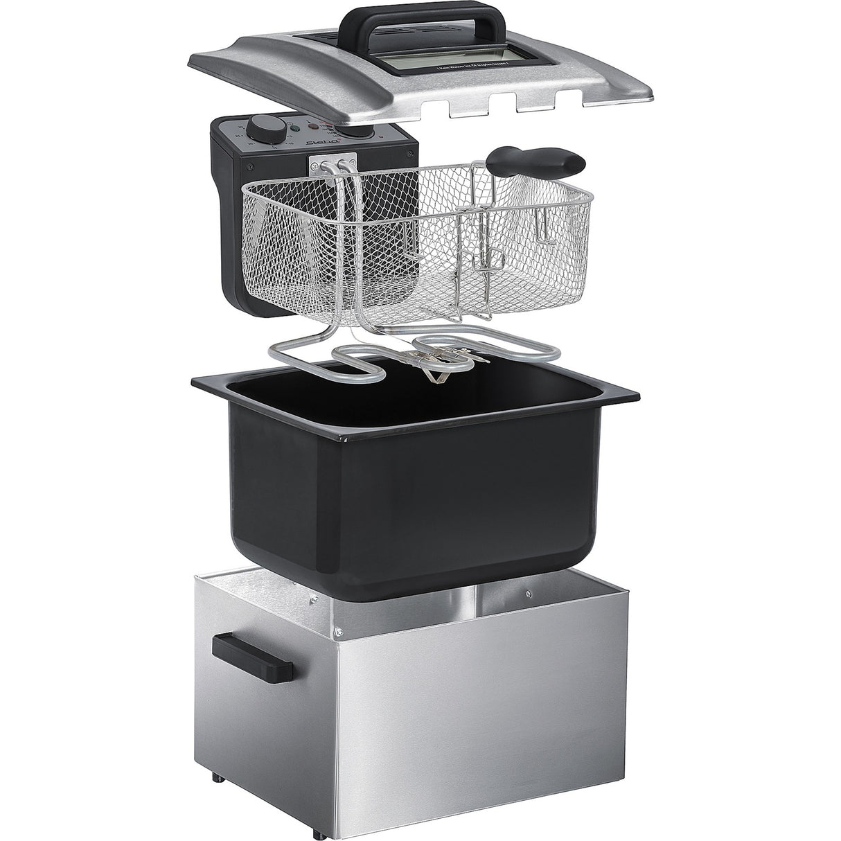 Friteuse Steba df 300 (acier inoxydable, 5,0 litres)
