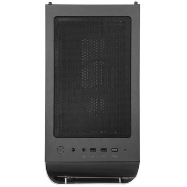 Boîtier Silverstone Seta A1 Midi Tower (titane noir | 2x USB-A | 1x USB-C | RGB | verre trempé)