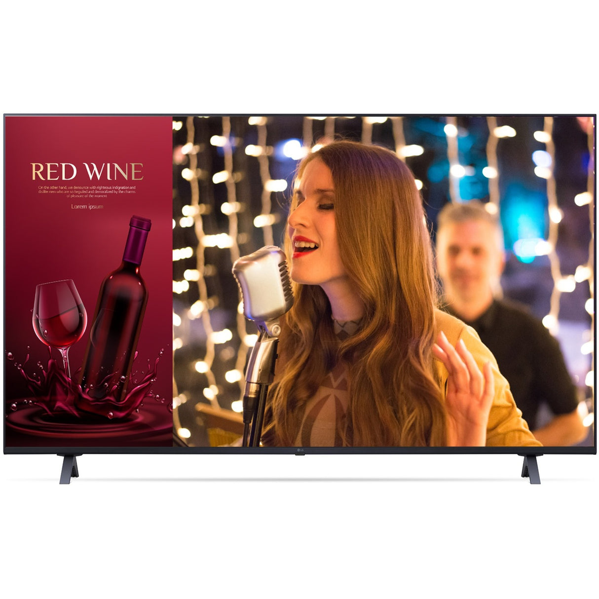 50un640s uhd tv signage 50 moniteur uhd 4k (bleu, 3x hdmi, usb-a, wlan, bt, lan, hdr10)