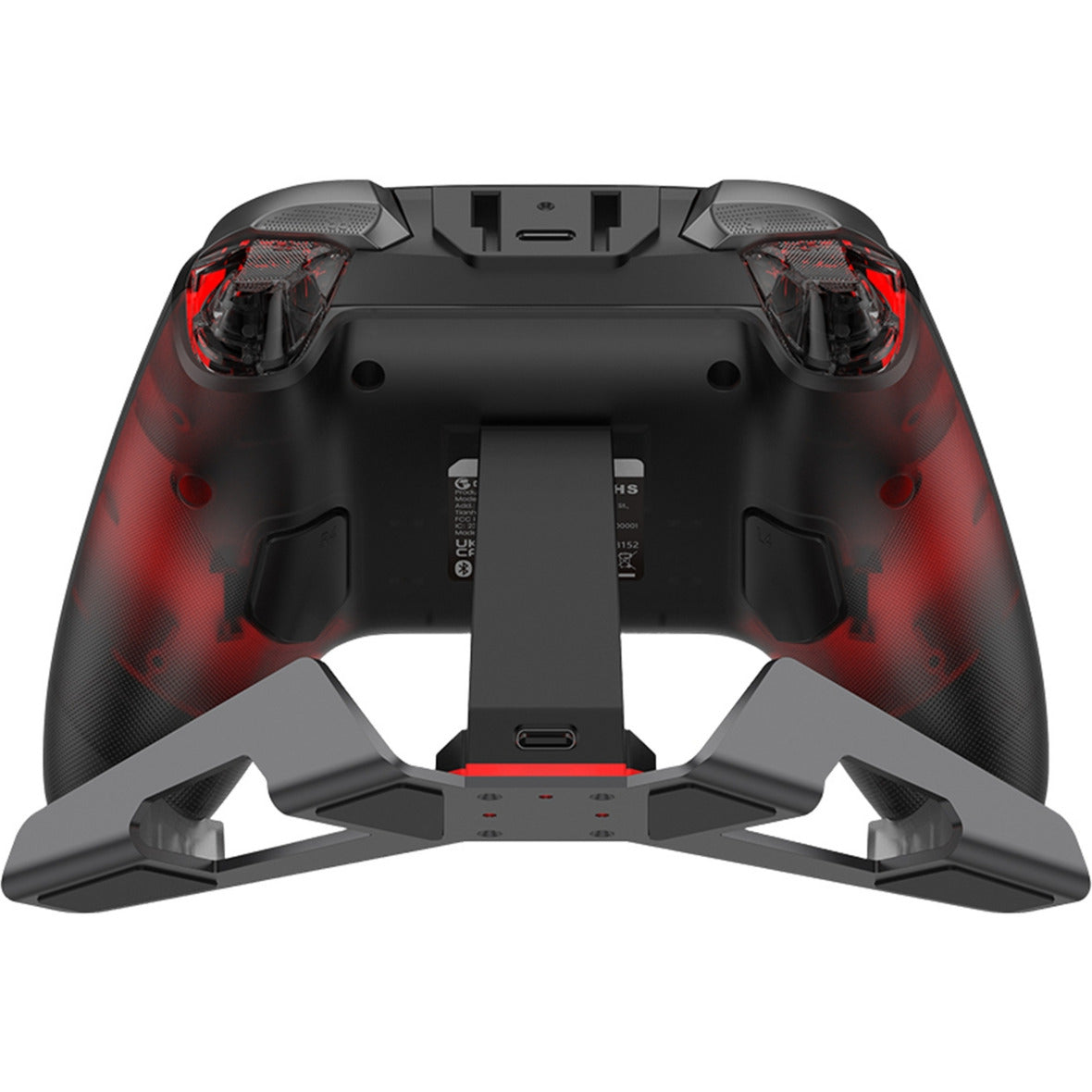 Manette multiplateforme Gamesir Cyclone 2 - Shadow Black (Noir Rouge, USB 2,4 GHz Bluetooth, Switch, Android, iOS, PC)